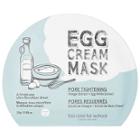 Too Cool For School Egg Cream Mask Pore Tightening 1 Single-use Mask