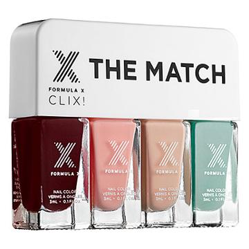 Formula X The Match Clix! - Nail Polish Set Fair To Light Skintones - 4 X 0.1 Oz