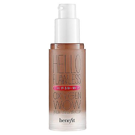 Benefit Cosmetics 'hello Flawless!' Oxygen Wow Liquid Foundation 'gotta Know Me' Nutmeg 1 Oz