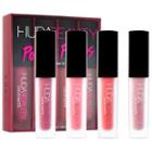 Huda Beauty Liquid Matte Minis Power Pinks 4 X 0.064 Oz/ 1.9 Ml