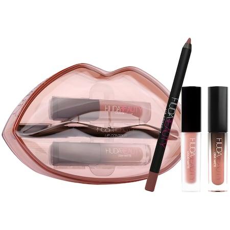 Huda Beauty Demi Matte & Cream Lip Set Day Slayer & Venus