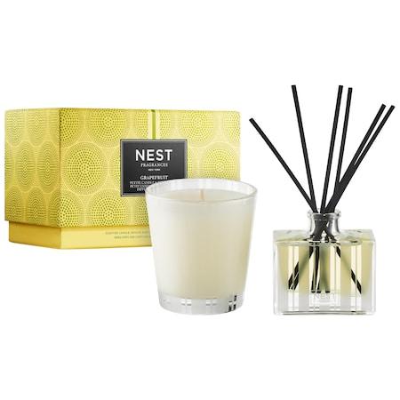 Nest Grapefruit Petite Candle & Diffuser Set