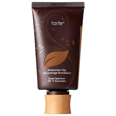 Tarte Amazonian Clay 12-hour Full Coverage Foundation Spf 15 48n Tan-deep Neutral 1.7 Oz/ 50 Ml
