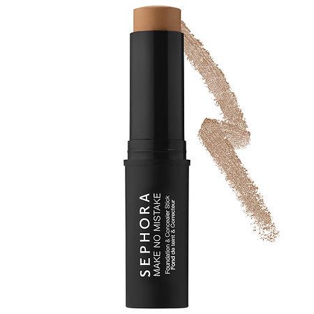 Sephora Collection Make No Mistake Foundation & Concealer Stick 9 Sandalwood 0.41 Oz/ 11.6 G