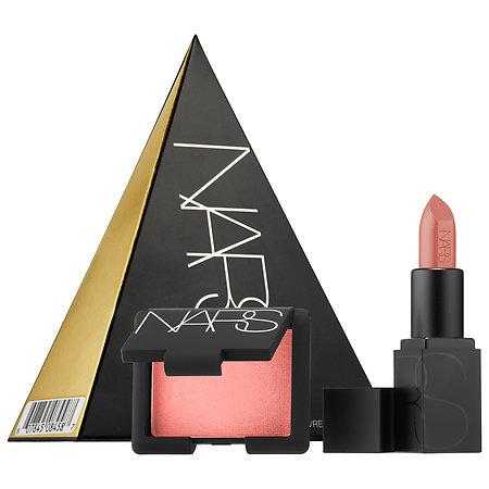 Nars Nars X Man Ray: Love Triangle Blush/lipstick Set Deep Throat/ Barbara Lipstick (0.08 Oz/ 2.3 G), Blush (0.08 Oz/ 2.5 G)