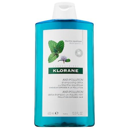 Klorane Anti-pollution Detox Shampoo With Aquatic Mint 13.5 Oz/ 400 Ml
