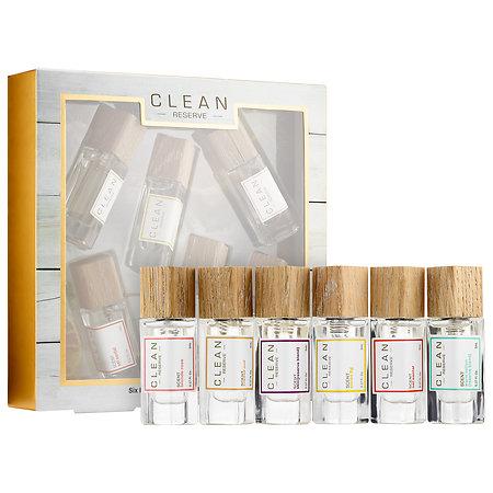 Clean Six Piece Reserve Travel Spray Layering Collection 6 X 0.17 Oz/ 5 Ml
