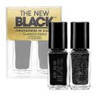 The New Black Glimmer Twins 2-piece Nail Polish Set Black Ice 2 X 0.125 Oz