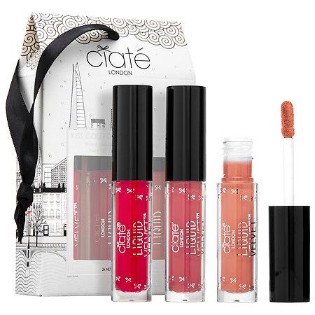 Ciate London Kiss Collective: 3 Piece Liquid Velvet Diva/pin Up/nooms 3 X 0.067 Oz