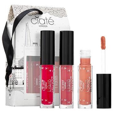 Ciate London Kiss Collective: 3 Piece Liquid Velvet Diva/pin Up/nooms 3 X 0.067 Oz