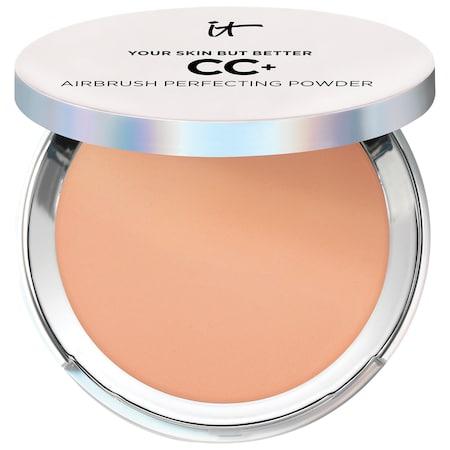 It Cosmetics Cc+ Airbrush Perfecting Powder Tan 0.192 Oz/ 5.44 G