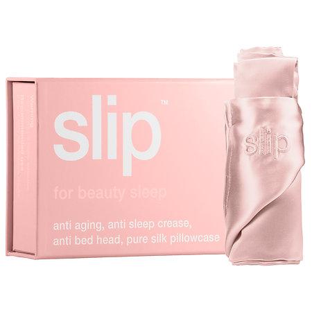 Slip Silk Pillowcase - Standard/queen Pink