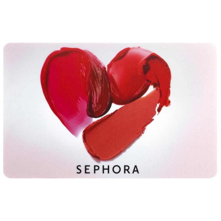Sephora Collection Heart Gift Card $25