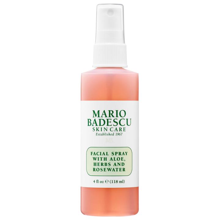 Mario Badescu Facial Spray With Aloe, Herbs And Rosewater Mini 4 Oz/ 118 Ml