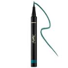 Yves Saint Laurent Eyeliner Effet Faux Cils Shocking - Bold Felt-tip Eyeliner Pen Deep Green 3