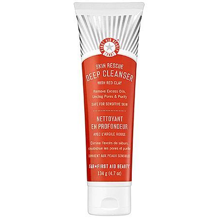 First Aid Beauty Skin Rescue Deep Cleanser With Red Clay 4.7 Oz