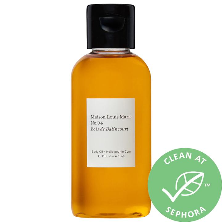 Maison Louis Marie No.04 Bois De Balincourt Body Oil 4oz /118 Ml