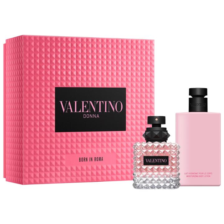 Valentino Donna Born In Roma Eau De Parfum Set 1.7 Oz/ 50 Ml & 3.4 Oz/ 100 Ml