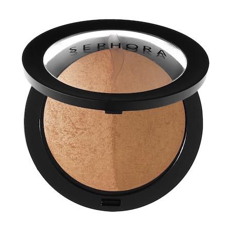 Sephora Collection Microsmooth Baked Bronzer Duo 01 Honey Heat