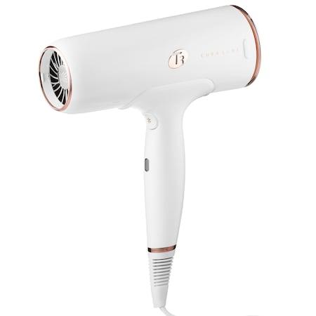 T3 Cura Luxe Professional Ionic Hair Dryer With Auto Pause Sensor (black & Rose Gold) White/rose Gold