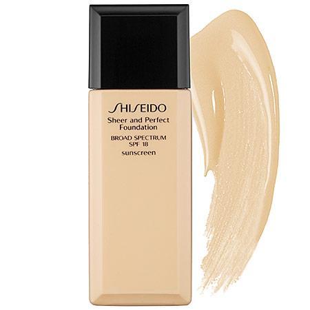 Shiseido Sheer And Perfect Foundation Spf 18 O40 Natural Fair Ochre 1.0 Oz