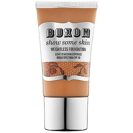 Buxom Show Some Skin Weightless Foundation Caramel Kisses 1.5 Oz
