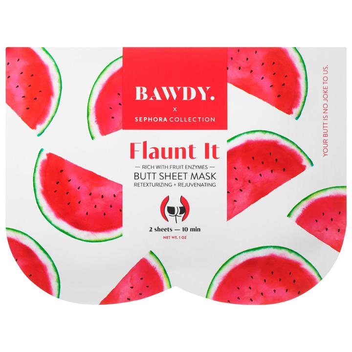 Sephora Collection Bawdy X Sephora Collection Butt Sheet Mask Retexturizing + Rejuvenating 1 Oz / 2 Sheets