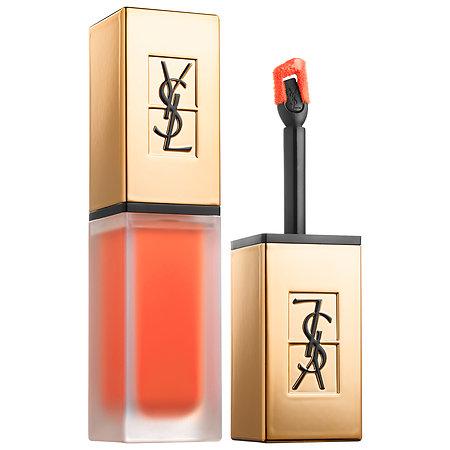 Yves Saint Laurent Tatouage Couture Liquid Matte Lip Stain 17 Unconventional Coral .20 Oz/ 6 Ml