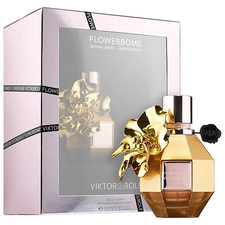 Viktor & Rolf Flowerbomb Gold Edition 1.7 Oz/ 50 Ml Eau De Parfum Spray