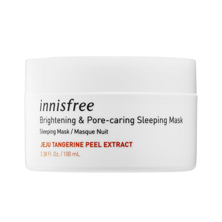 Innisfree (tangerine) Brightening & Pore-refining Sleeping Mask 3.38 Oz/ 100 Ml