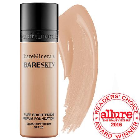 Bareminerals Bareskin(r) Pure Brightening Serum Foundation Broad Spectrum Spf 20 Bare Natural 07 1 Oz