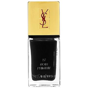 Yves Saint Laurent La Laque Couture Nail Lacquer 27 Noir Primitif 0.34 Oz