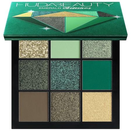 Huda Beauty Obsessions Eyeshadow Palette - Precious Stones Collection Emerald 9 X 0.05 Oz/ 1.3 G