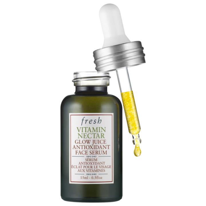 Fresh Vitamin Nectar Glow Juice Antioxidant Face Serum Mini 0.5 Oz/ 15 Ml