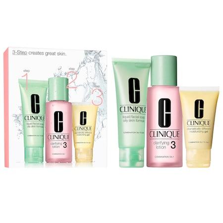 Clinique 3-step Introductory Kit For Oilier Skins