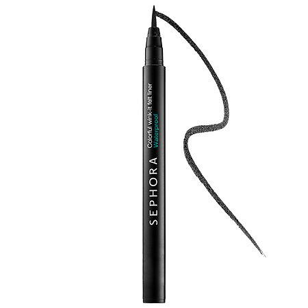Sephora Collection Colorful Wink-it Felt Liner Waterproof 01 Little Black Dress 0.019 Oz