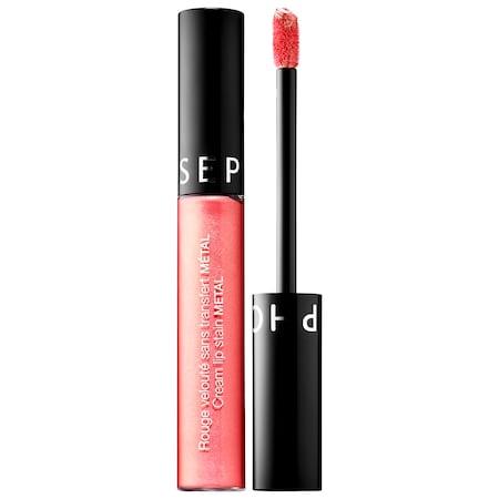 Sephora Collection Cream Lip Stain Liquid Lipstick 115 Fancy Peach 0.169 Oz/ 5 Ml