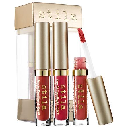 Stila Naturally Nude Stay All Day&reg; Liquid Lipstick Set 3 X 0.05 Oz/ 3 X 1.48 Ml