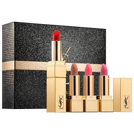 Yves Saint Laurent Rouge Pur Couture Lipstick Set 4 X 0.03 Oz/ 0.88 Ml