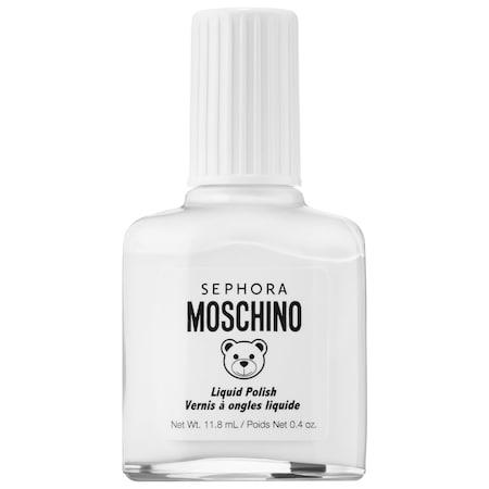Sephora Collection Moschino + Sephora Liquid Polish White 0.4oz/ 11.8ml
