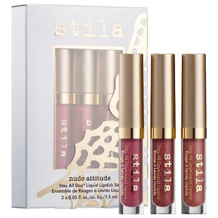 Stila Nude Attitude Mini Stay All Day(r) Liquid Lipstick Set