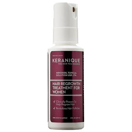 Keranique Hair Regrowth Treatment Sprayer With 2% Minoxidil 2 Oz