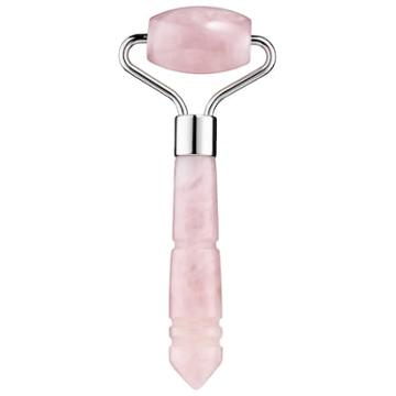 Mount Lai De-puffing Rose Quartz Facial Roller Mini