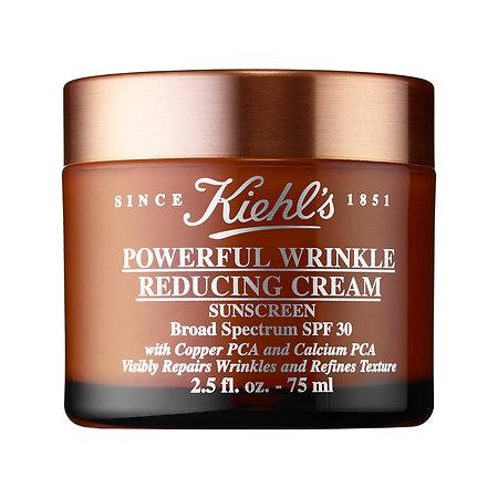 Kiehl's Since 1851 Powerful Wrinkle Reducing Cream Sunscreen Broad Spectrum Spf 30 2.5 Oz/ 75 Ml