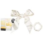 Slip Silk Ribbon & Scrunchie White