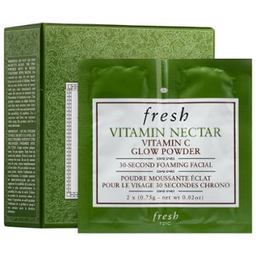 Fresh Vitamin Nectar Vitamin C Brightening Powder 12 X 2 Packettes 0.02 Oz/ 0.75 G