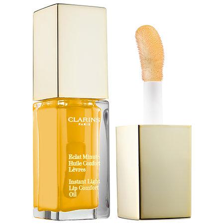 Clarins Instant Light Lip Comfort Oil Honey 0.1 Oz