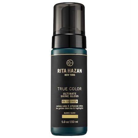 Rita Hazan Ultimate Shine Gloss Blonde - Revives Color & Enhances Shine For Golden Blondes & Highlights 5 Oz/ 148 Ml