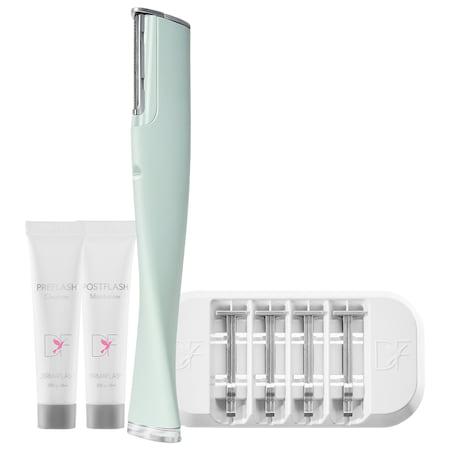Dermaflash 2.0 Luxe Facial Exfoliation & Peach Fuzz Removal Icy Green