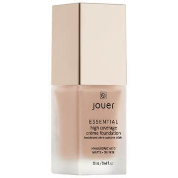 Jouer Cosmetics Essential High Coverage Crme Foundation Biscuit 0.68 Oz/ 20 Ml